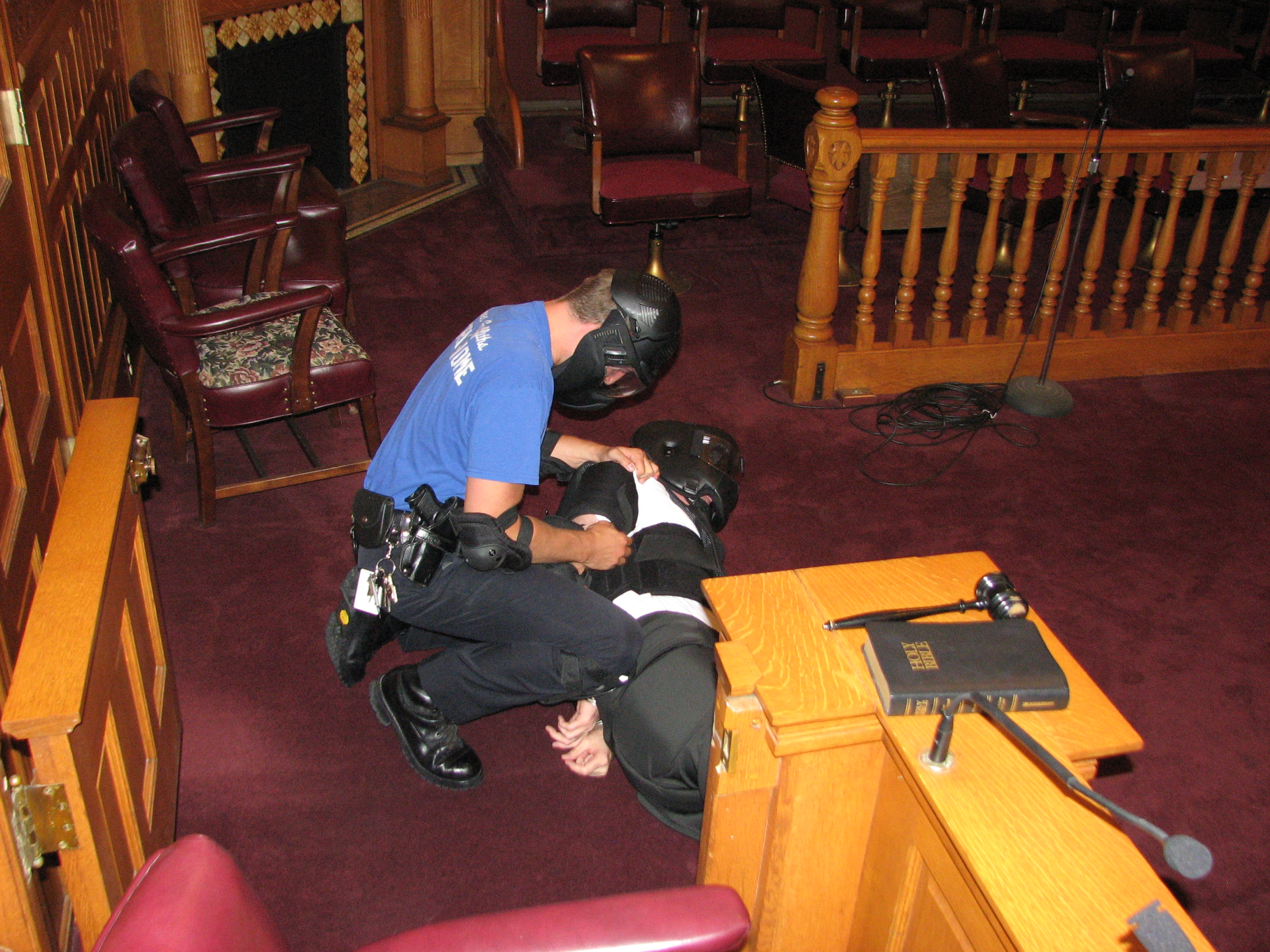 Court Room Disturbance Training